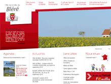 Tablet Screenshot of blere-touraine.com